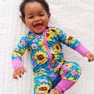 Little sleepies sunflower fields zippy